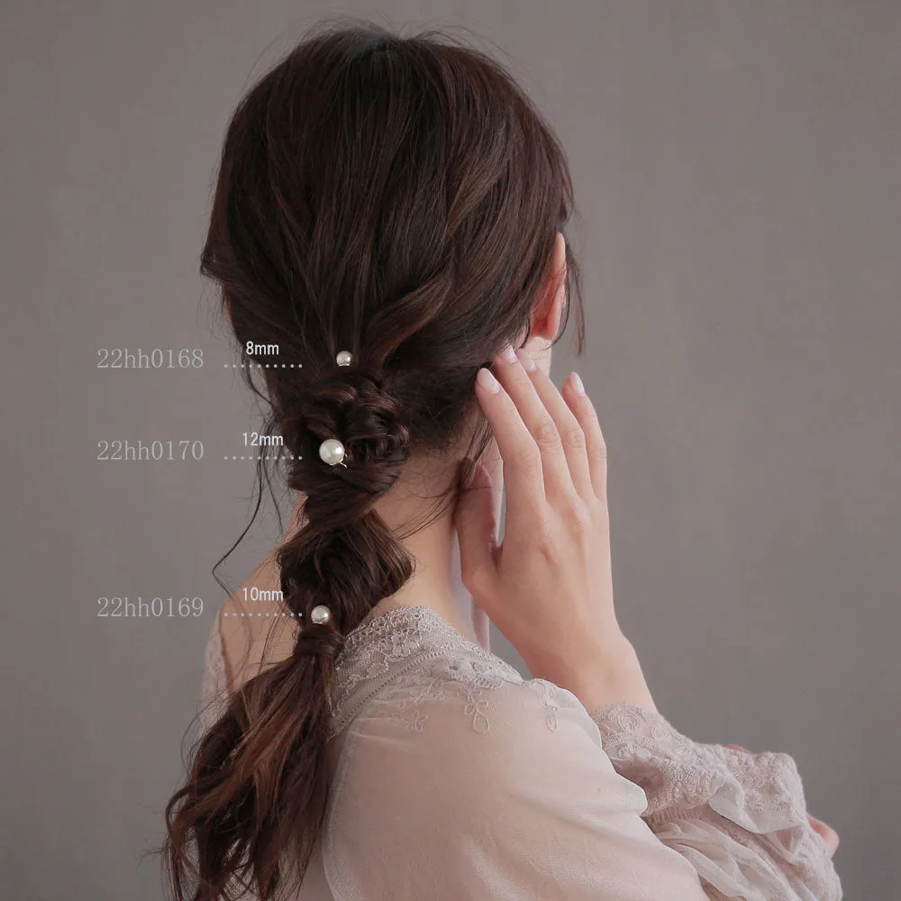 12mm Pearl U Shaped Hairpin