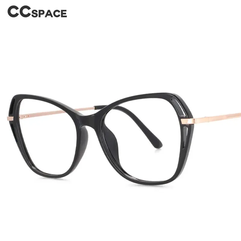 53835 Fashion Cat Eye anti Blue Light Optical Glasses Frames Women Plastic Titanium Computer Eyeglasses