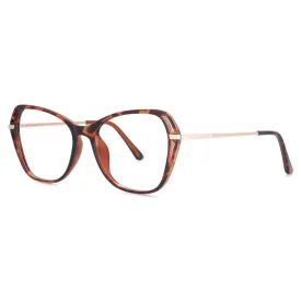 53835 Fashion Cat Eye anti Blue Light Optical Glasses Frames Women Plastic Titanium Computer Eyeglasses