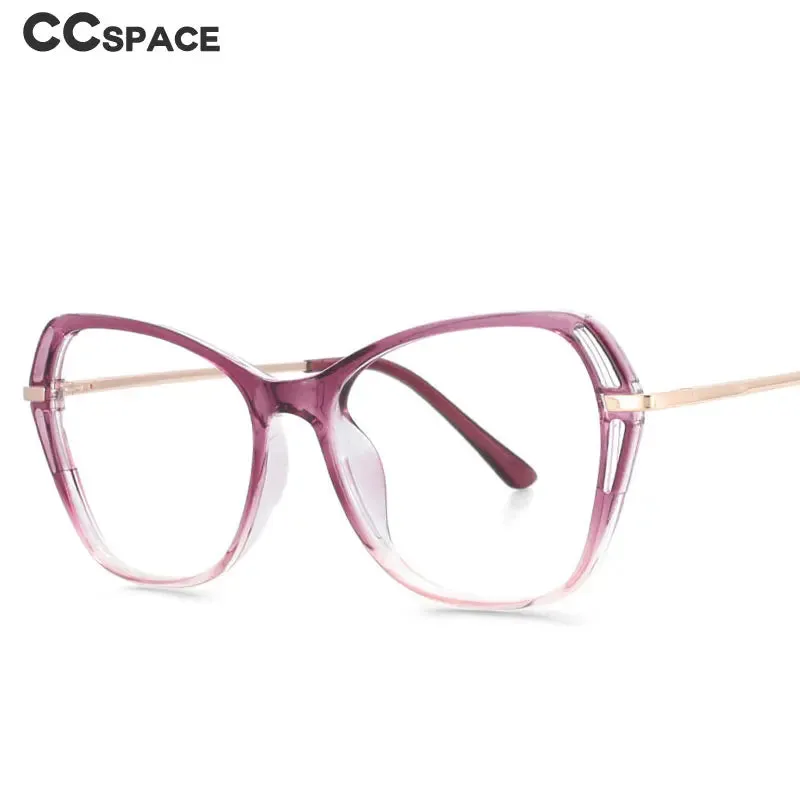53835 Fashion Cat Eye anti Blue Light Optical Glasses Frames Women Plastic Titanium Computer Eyeglasses