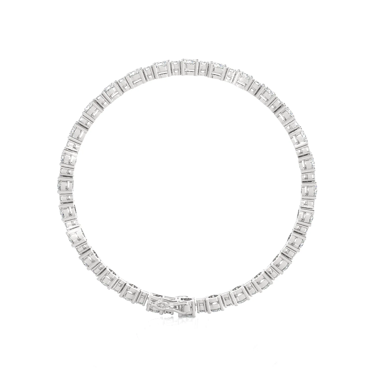 8 ctw Round Lab Grown Diamond Tennis Bracelet