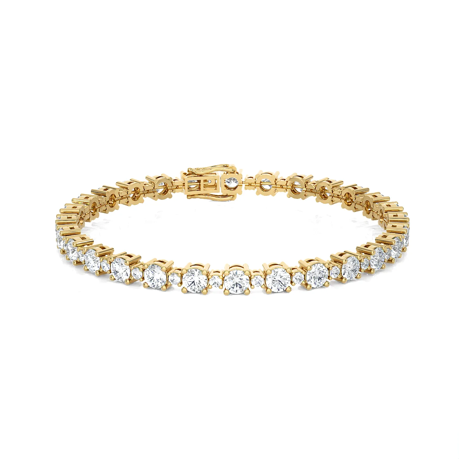8 ctw Round Lab Grown Diamond Tennis Bracelet