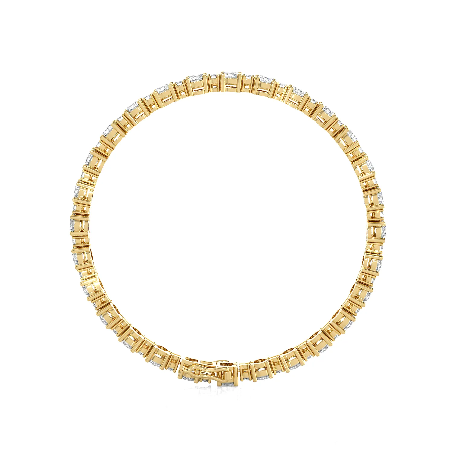 8 ctw Round Lab Grown Diamond Tennis Bracelet