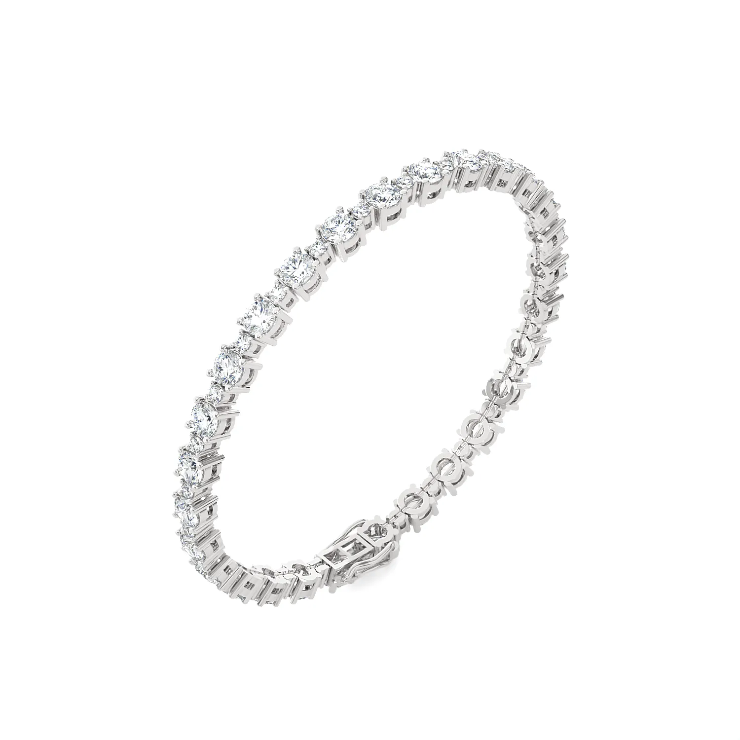 8 ctw Round Lab Grown Diamond Tennis Bracelet