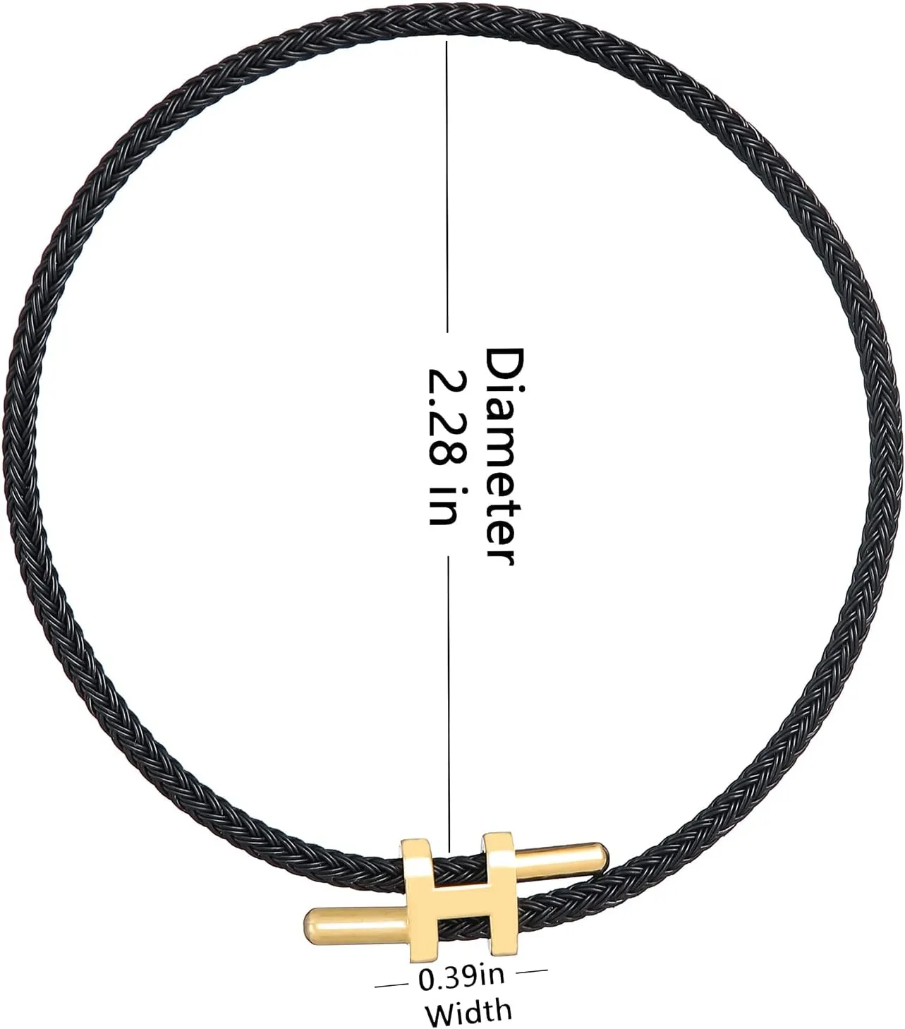 AIMADE Bracelets for Women Adjustable Charm Bracelet, 18k Gold-plated Buckle Design Titanium Steel Wire Rope Women's Gift Jewelry
