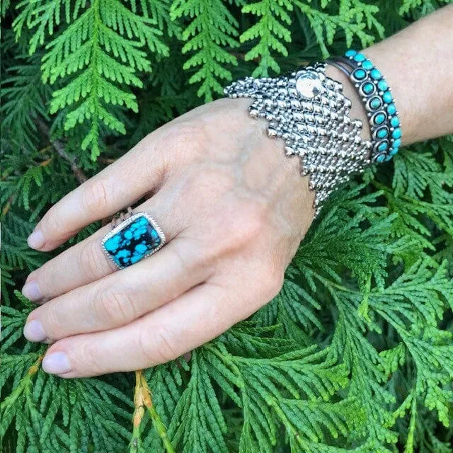 Andrea's Cat SG Liquid Metal Bracelet | Yellowstone Spirit Southwestern Collection