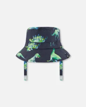 Beach Hat - Printed Dinosaurs