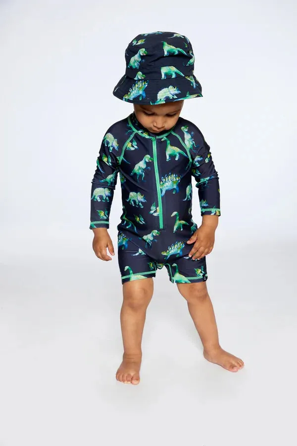 Beach Hat - Printed Dinosaurs