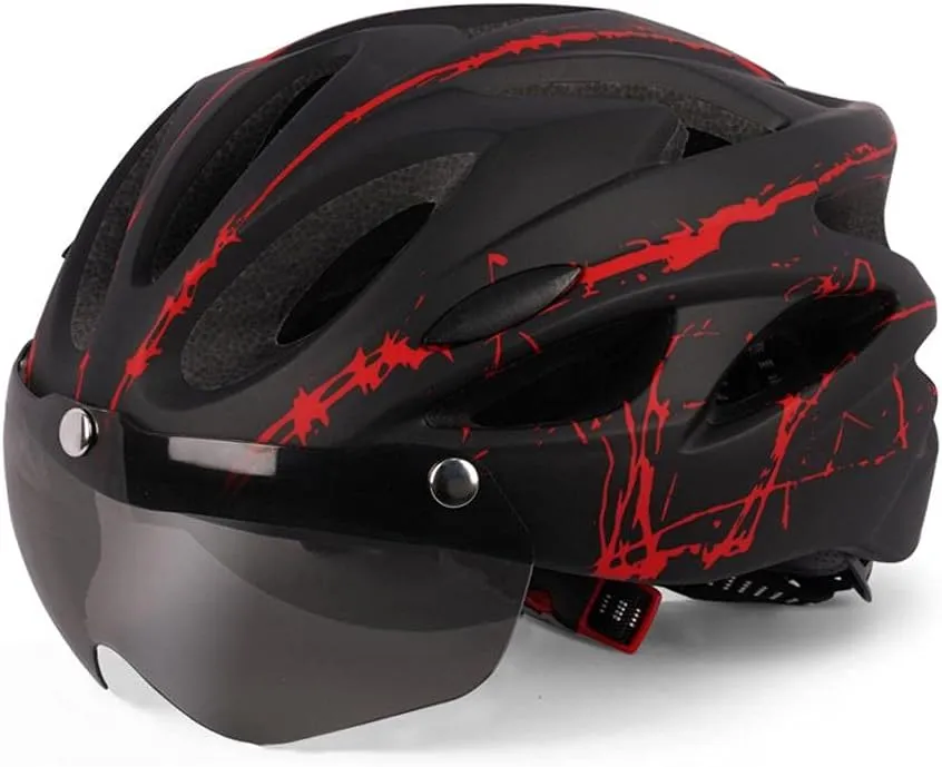 Bike Helmet for Men Women Adult Protective Cycling Helmet with Magnetic Visor for, Roller Skate, Scooter, Electric, Mountain Bike, Skateboards,