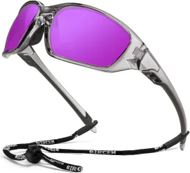 BIRCEN Sport Polarized Sunglasses for Men - Women:UV Protection Shades for Fishing Driving Cycling Running