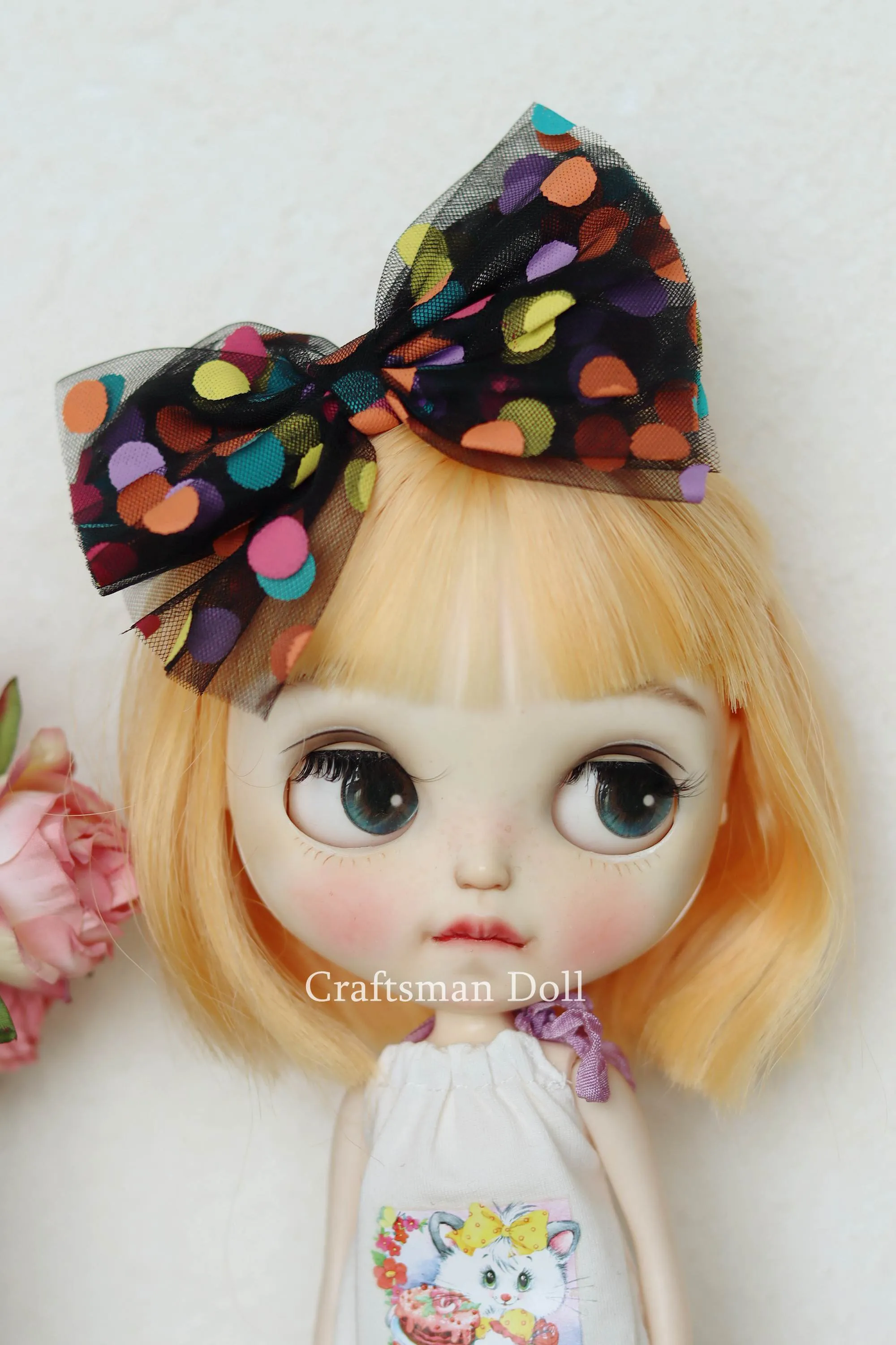 Blythe Big Bow Hairpin/Pullip Big Bow Hairpin/B567/