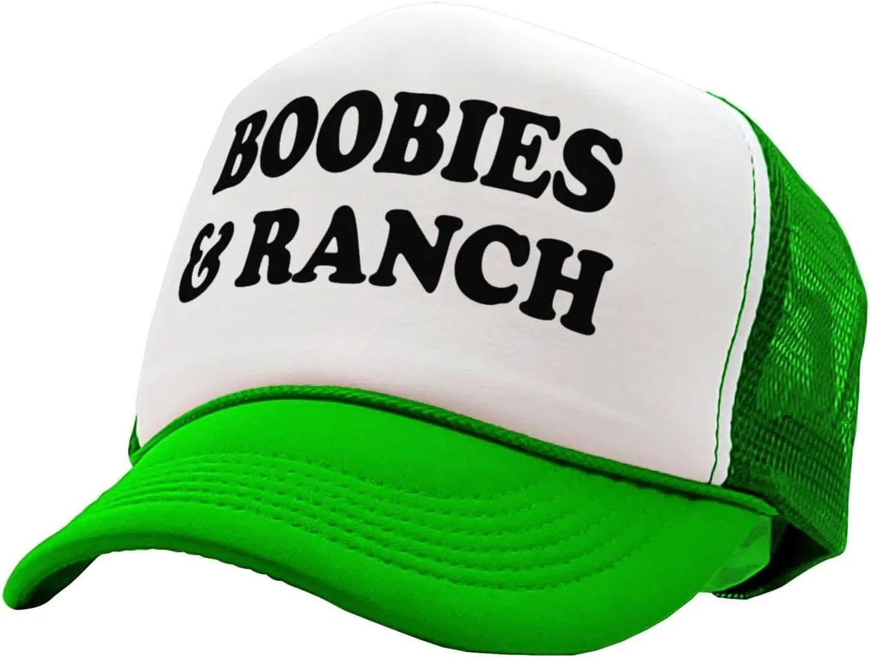 Boobies and Ranch - Vintage Retro Style Trucker Cap Hat
