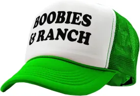 Boobies and Ranch - Vintage Retro Style Trucker Cap Hat