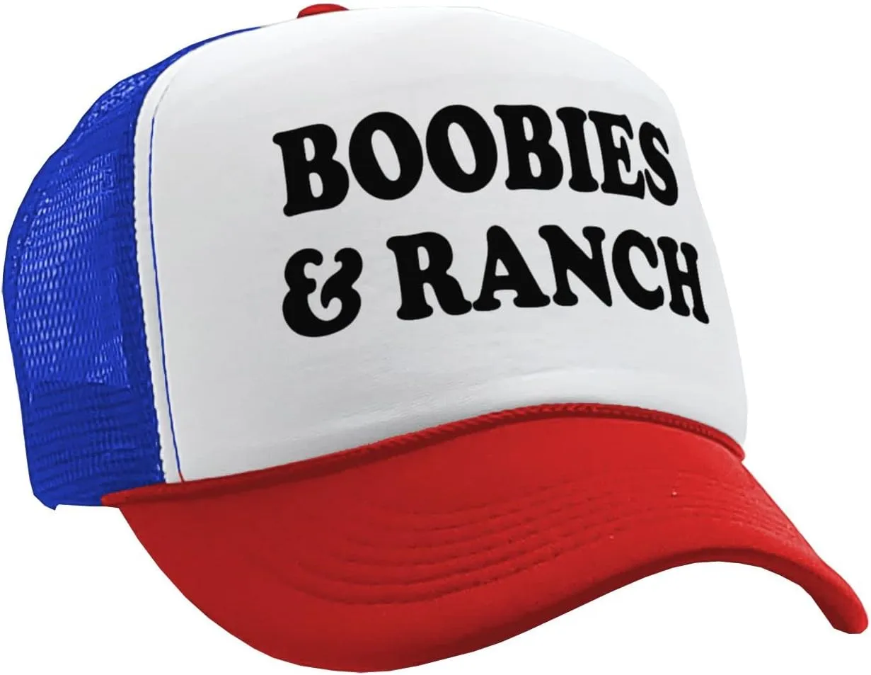 Boobies and Ranch - Vintage Retro Style Trucker Cap Hat