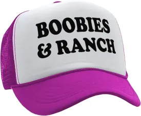 Boobies and Ranch - Vintage Retro Style Trucker Cap Hat