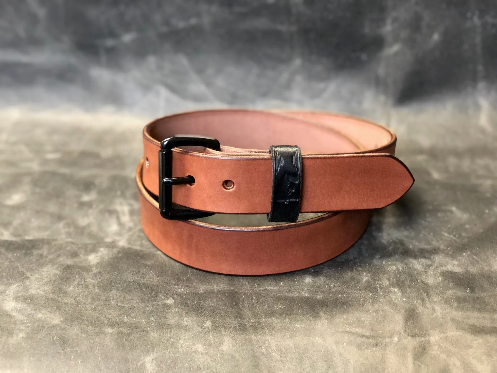 Brown Minimalist Belt (Brass & Nickel Hardware Available)