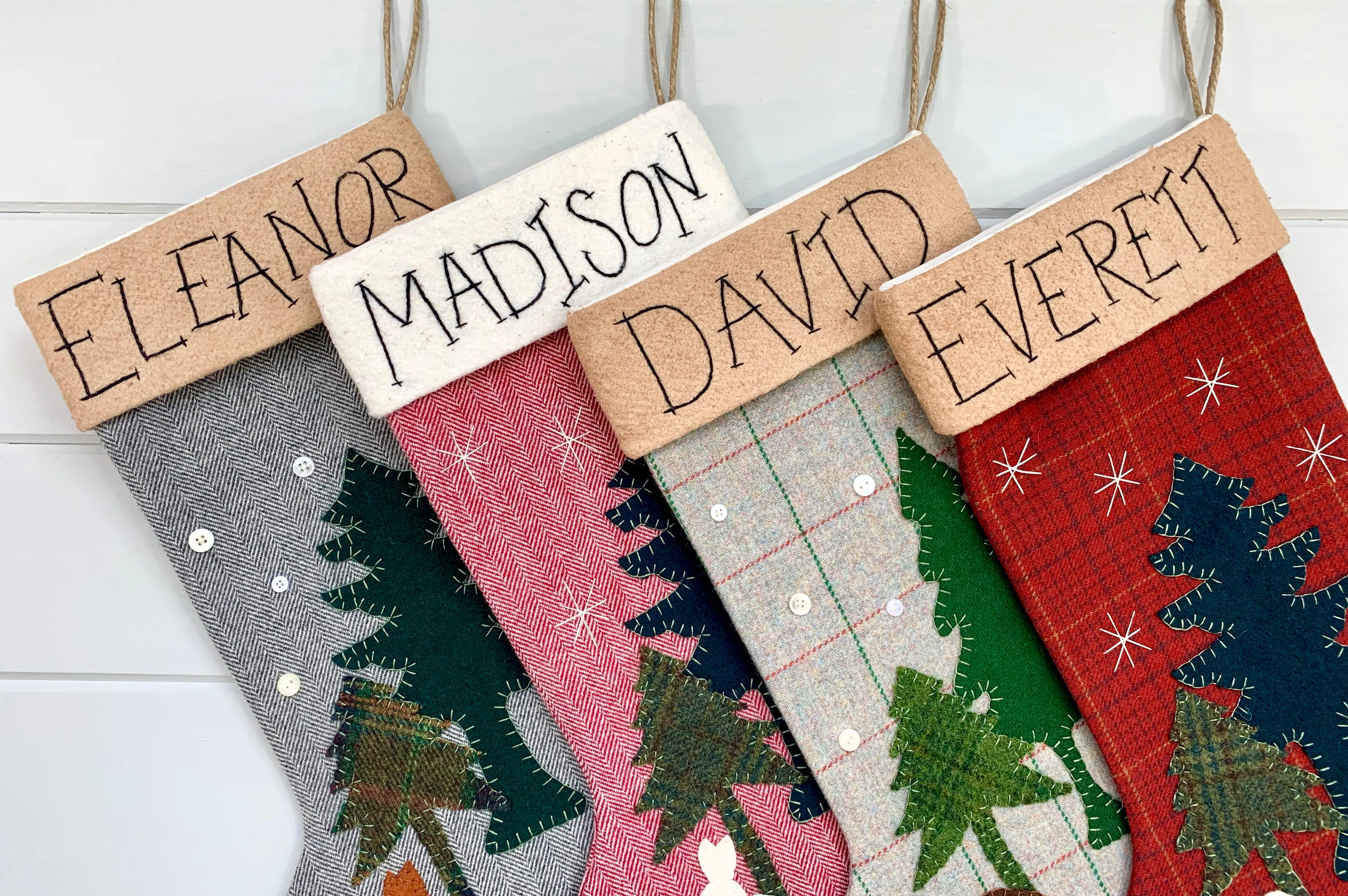 Canoe in the Woods Christmas Stocking