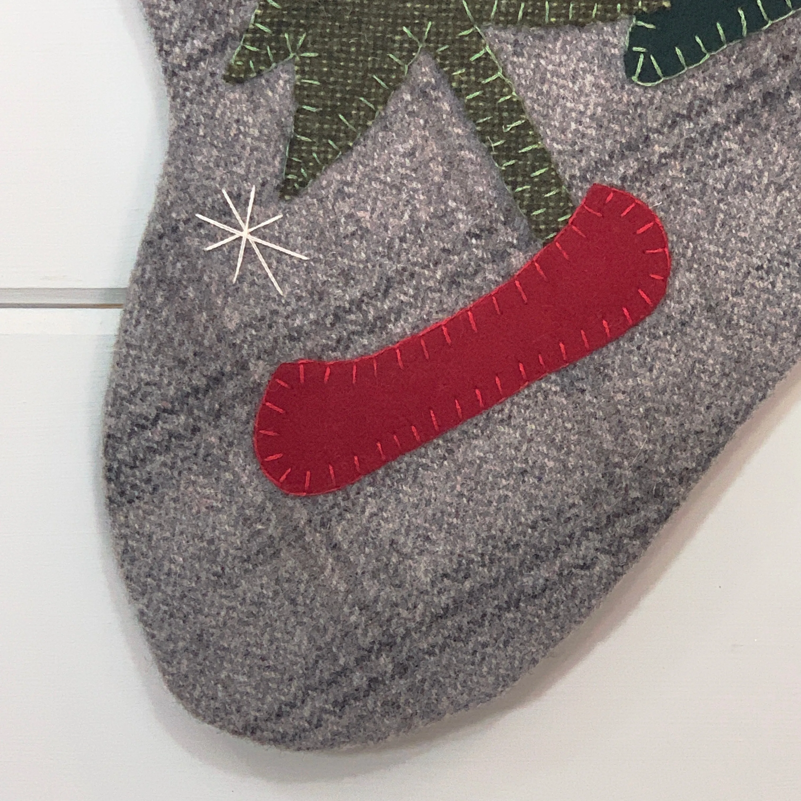 Canoe in the Woods Christmas Stocking