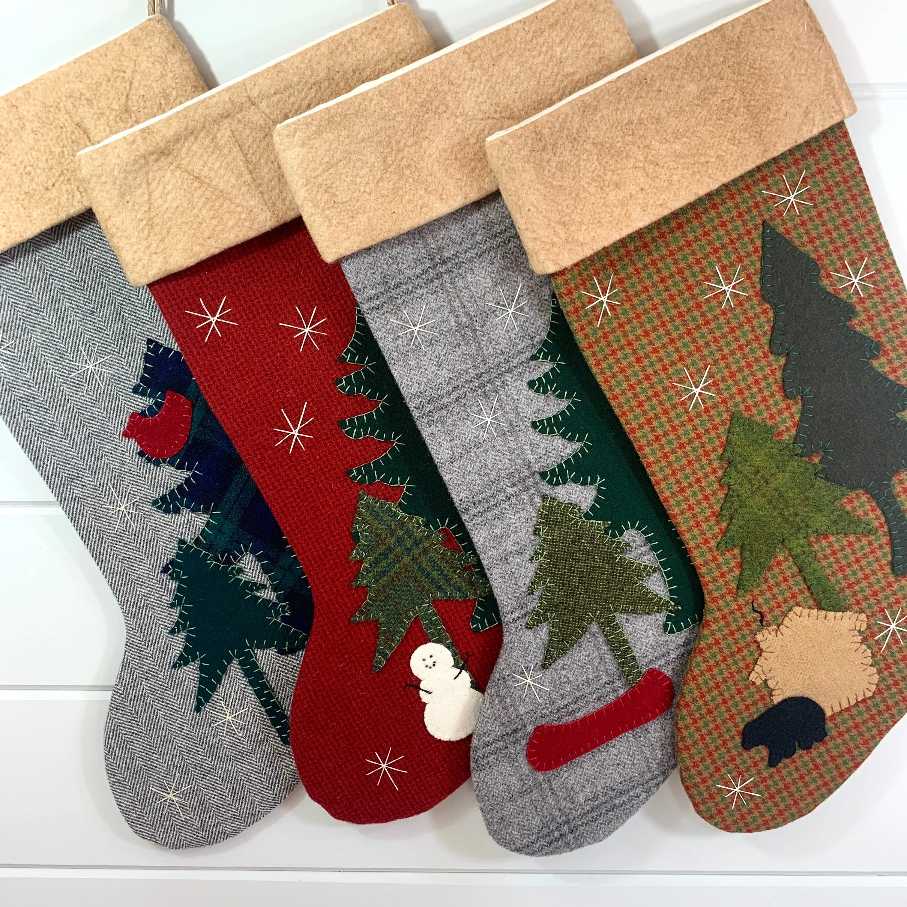 Canoe in the Woods Christmas Stocking