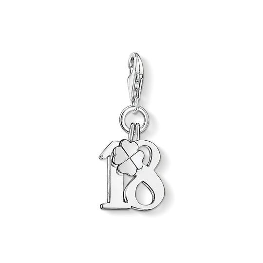 Charm Pendant Lucky Number 18 | Thomas Sabo