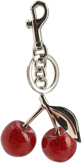 Cherry Keychain Bag Charms -Made of Resin Alloy MaterialFashion Enthusiasts Cherry Charm for Purse Accessories