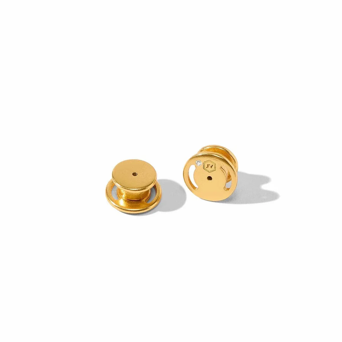 Cheval Stone Stud Earrings - Iridescent Clear Crystal