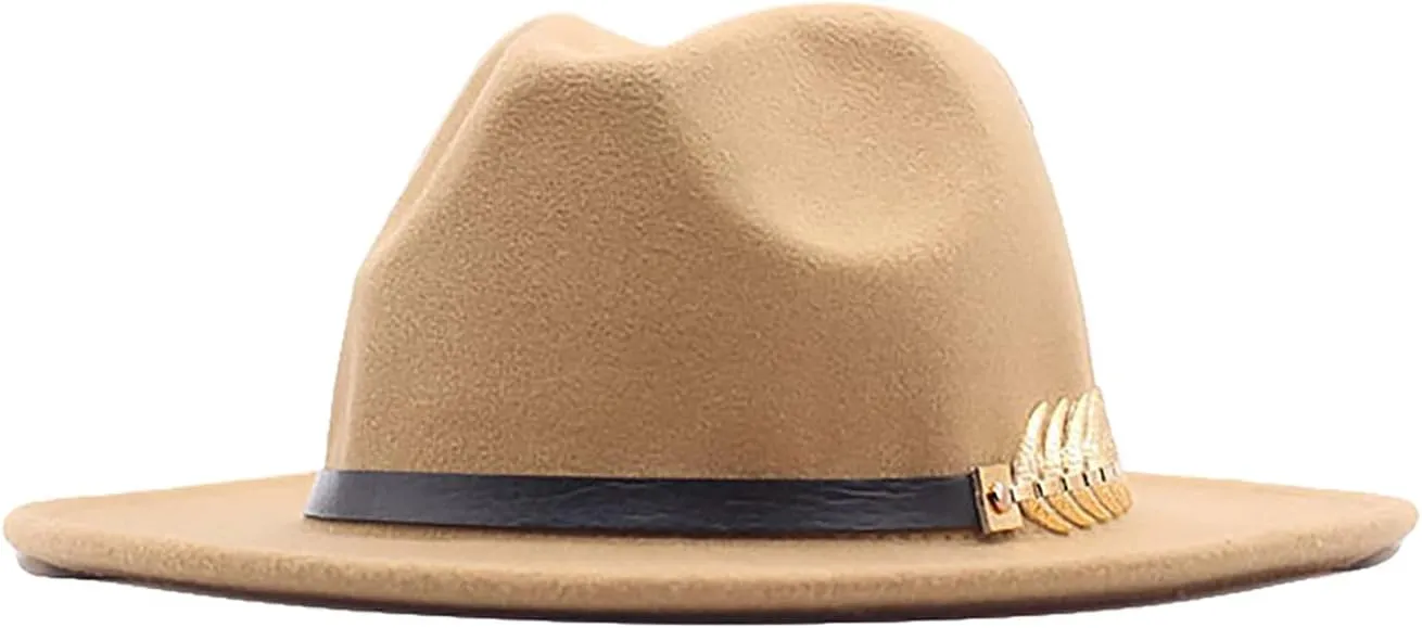 Classic Straw Western Cowboy Hat for Women and Men Wide Brim Roll Up Fedora Hats Felt Cowboy Cowgirl CapFit