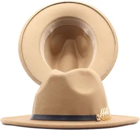Classic Straw Western Cowboy Hat for Women and Men Wide Brim Roll Up Fedora Hats Felt Cowboy Cowgirl CapFit