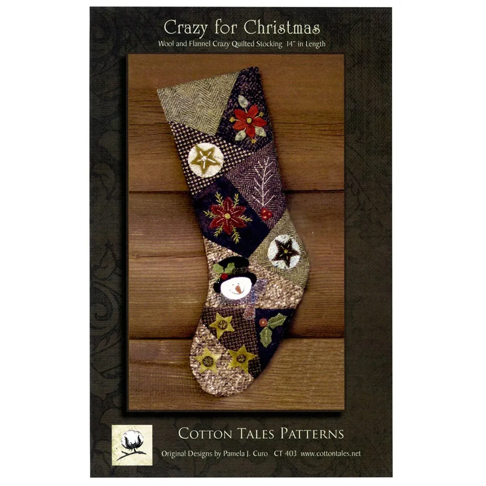 Crazy for Christmas Stocking Pattern