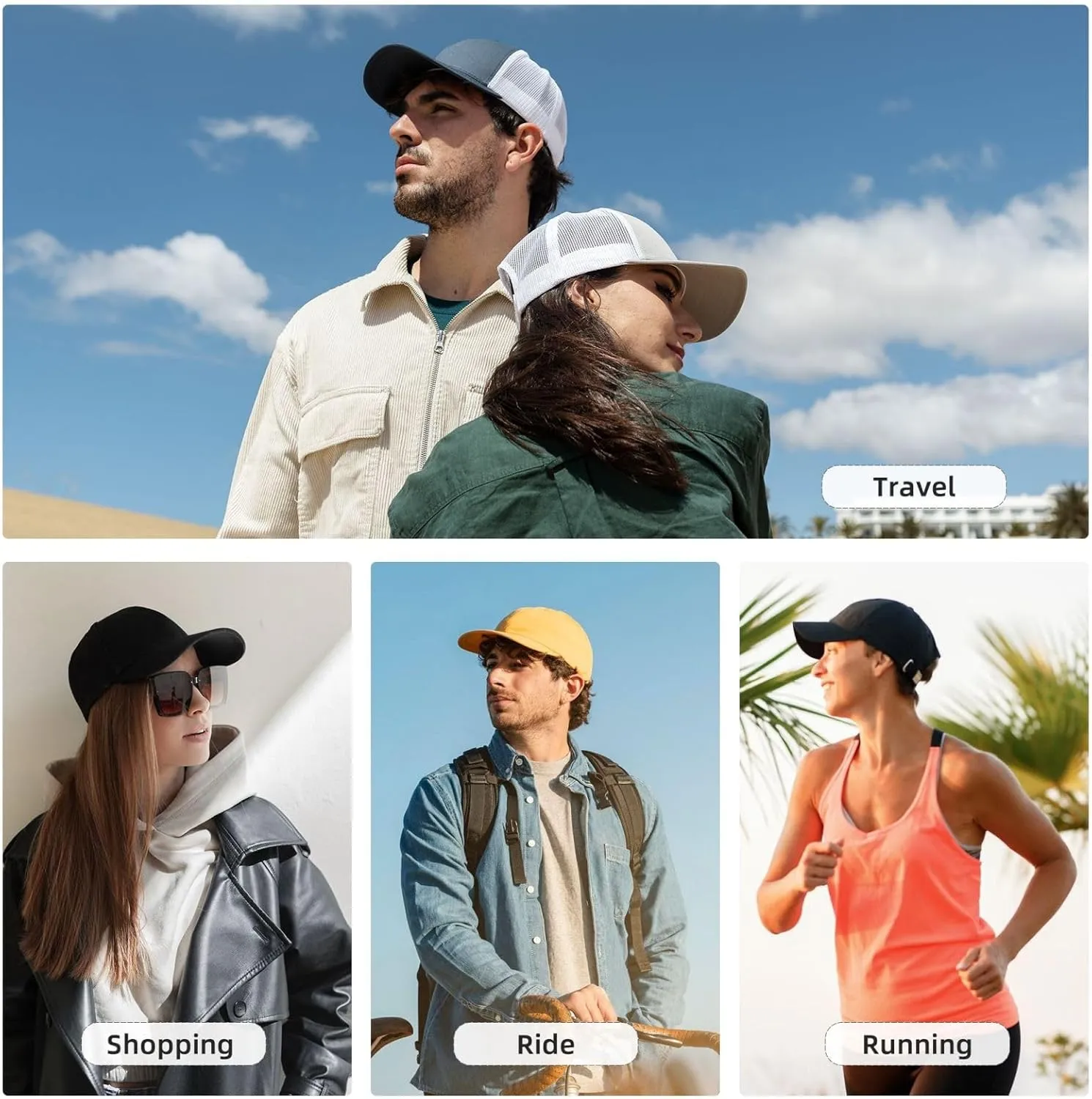 Custom Hat Design Your Own, Personalized Classic Hats for Men Women,Customizable Baseball Cap Dad for Outdoor Adjustable