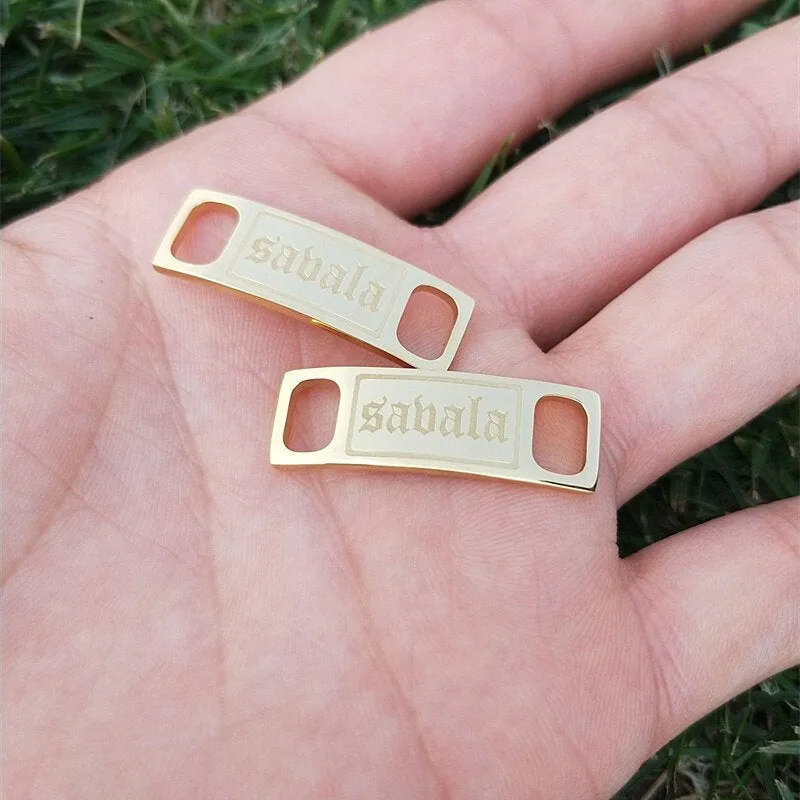 Customized Name Shoelace Buckle,Personalized Shoe Clips Shoe Buckles,Stainless Steel Shoe Jewelry Shoelace Charm,Shoe Accessories
