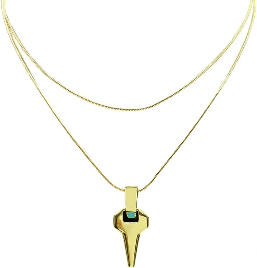 David Martinez Necklace Cosplay Runner Pendant Gift Accessories for Men -Zinc Alloy Design