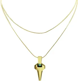 David Martinez Necklace Cosplay Runner Pendant Gift Accessories for Men -Zinc Alloy Design