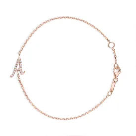 DIAMOND INITIAL BRACELET