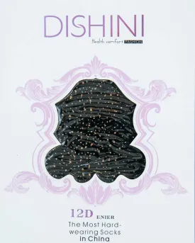 Dishini Sexy Leg Stocking - Fashion tights Full Leg Stocking - 12D
