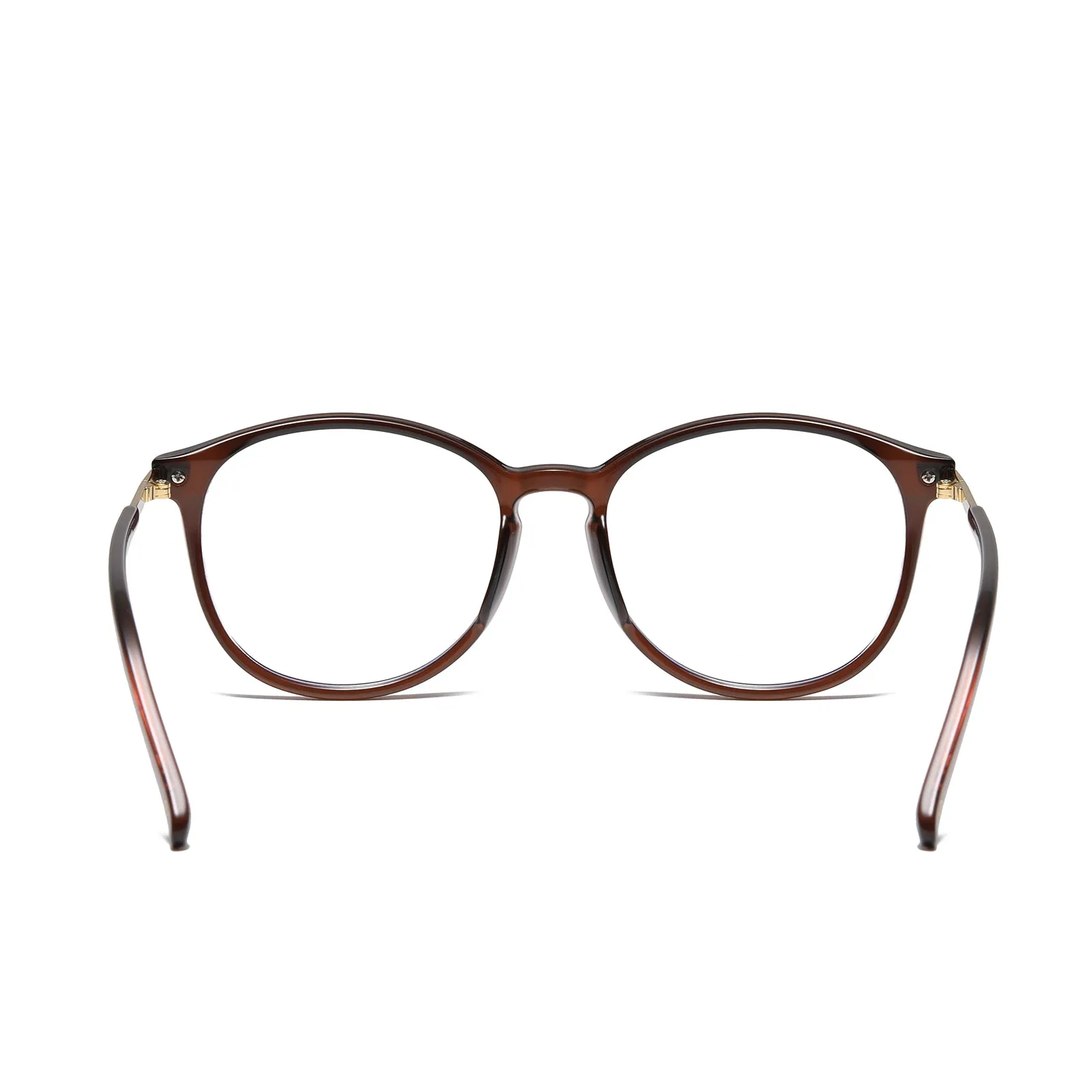 DUCO Round Blue Light Blocking Glasses Computer Screen Glasses Non Prescription Eyeglasses 5213