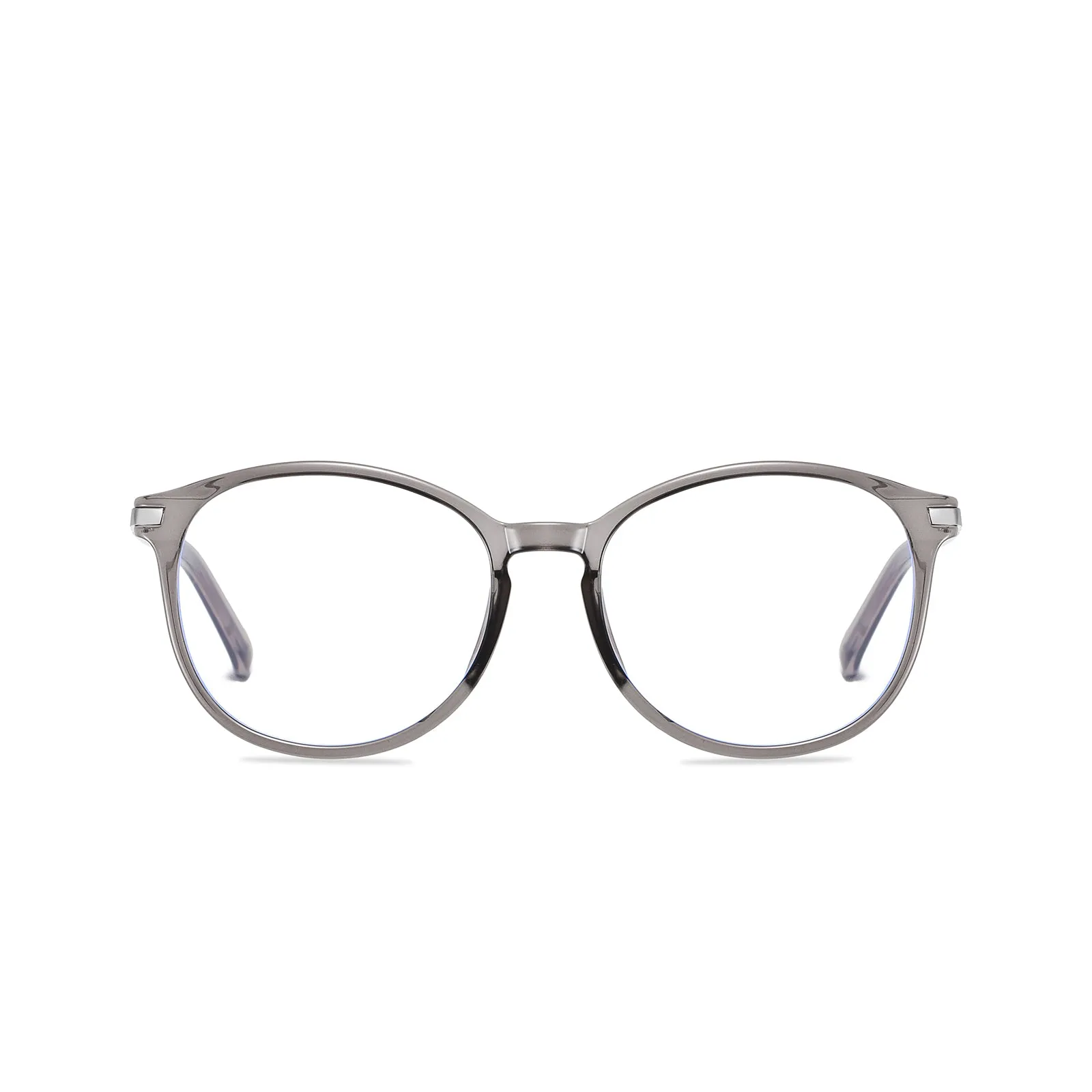 DUCO Round Blue Light Blocking Glasses Computer Screen Glasses Non Prescription Eyeglasses 5213