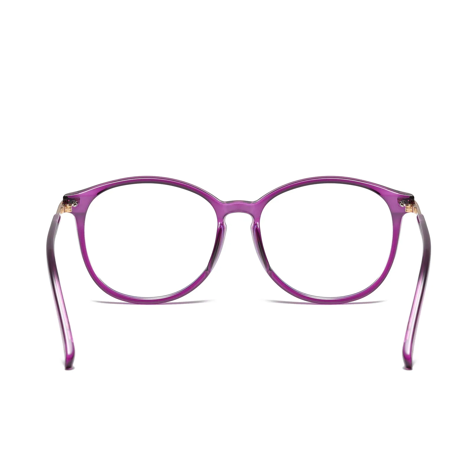DUCO Round Blue Light Blocking Glasses Computer Screen Glasses Non Prescription Eyeglasses 5213