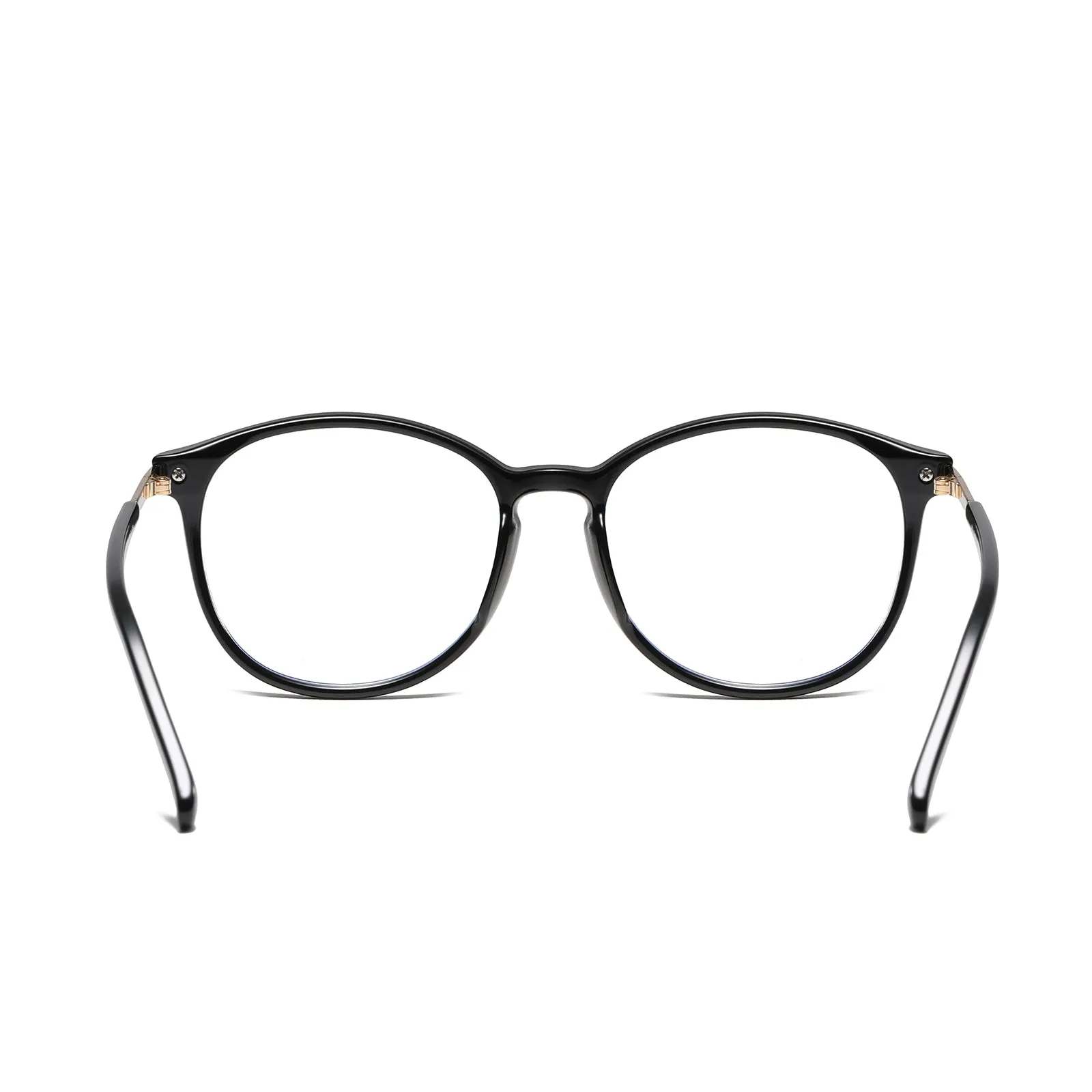 DUCO Round Blue Light Blocking Glasses Computer Screen Glasses Non Prescription Eyeglasses 5213