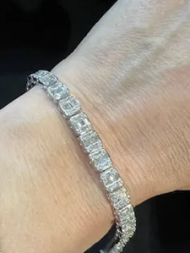 Emerald Cut tennis bracelet