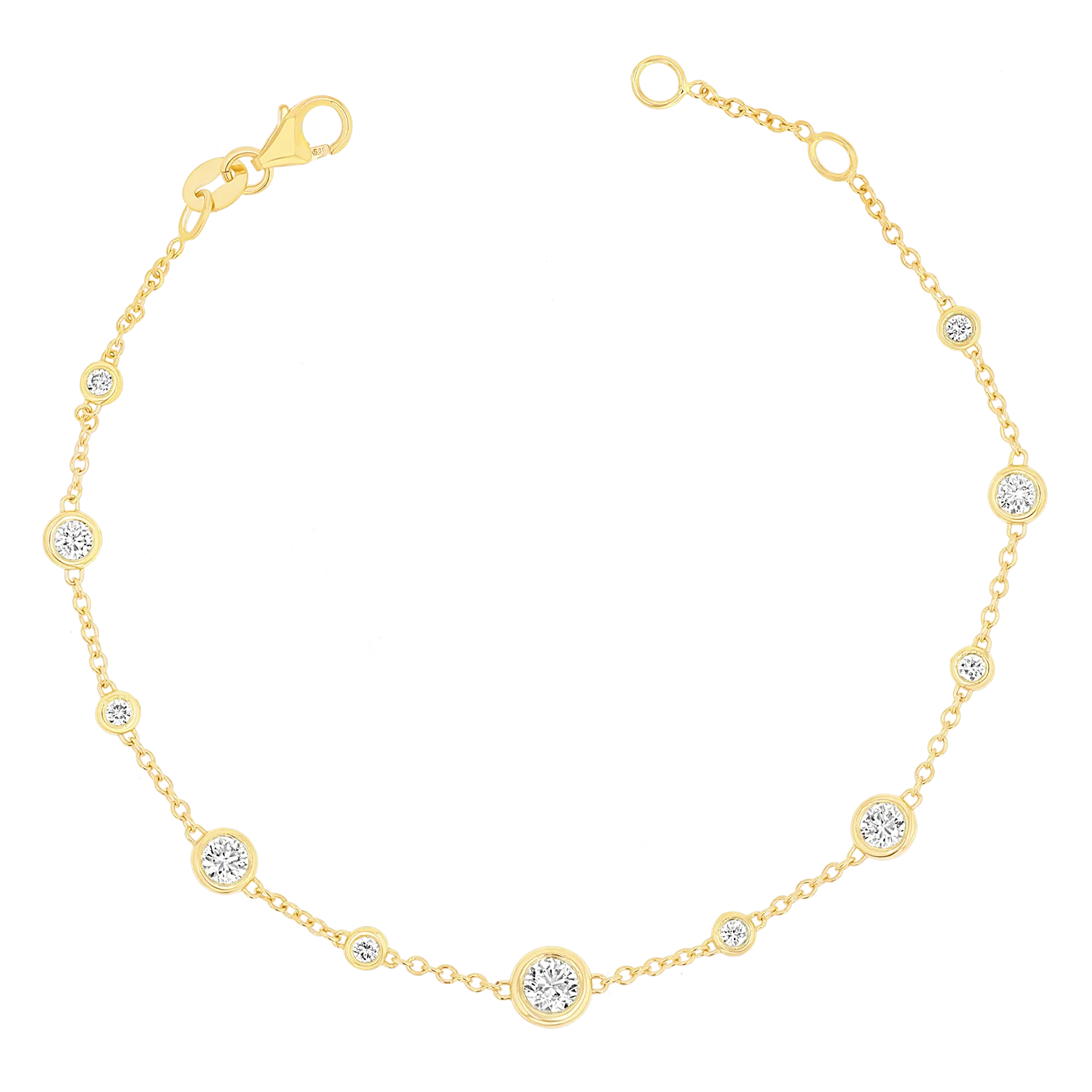 Endless Diamond Strand Bracelet