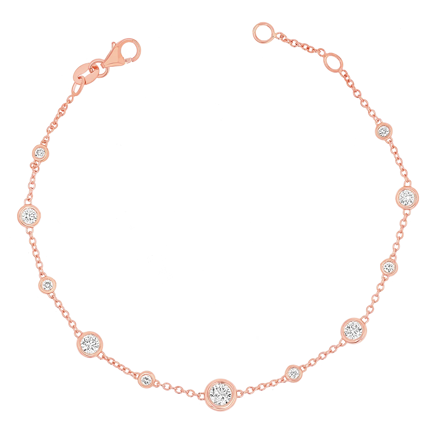 Endless Diamond Strand Bracelet