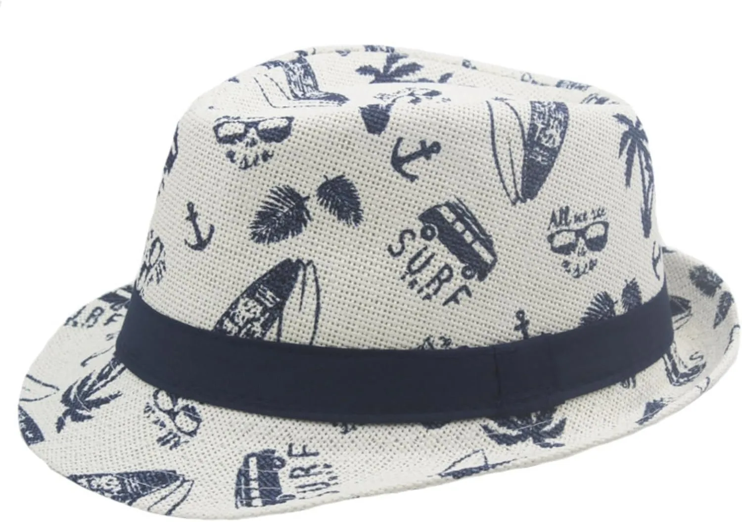 Fedoras Hats Panama Jazz Hat Tourist Hat Outdoor for Wedding, Party