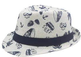 Fedoras Hats Panama Jazz Hat Tourist Hat Outdoor for Wedding, Party