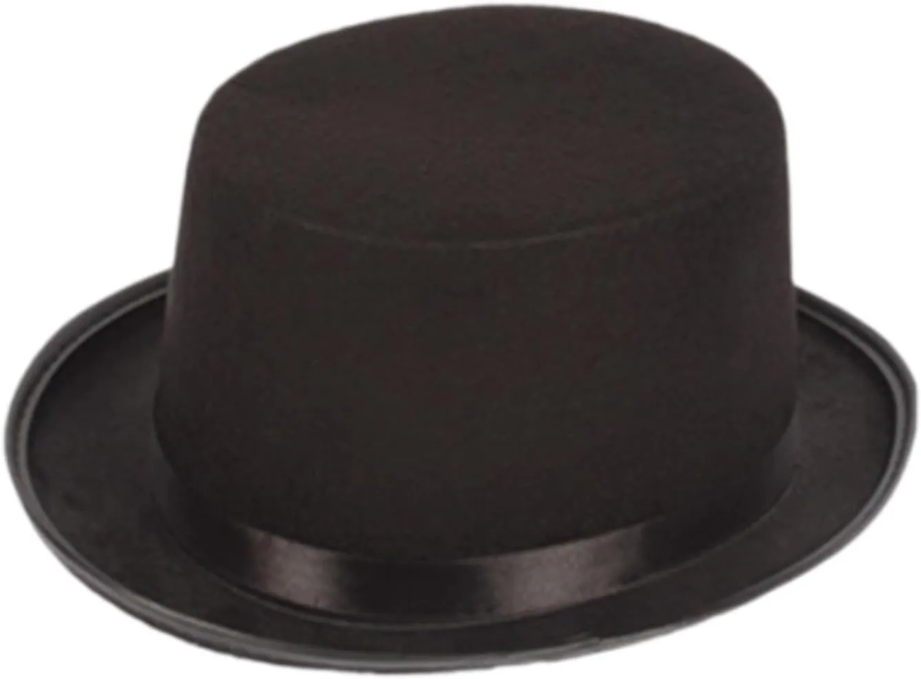 Felt Top Hat Jazz Hat Dress Up Costume Accessory for Festival Nightclub Carnival