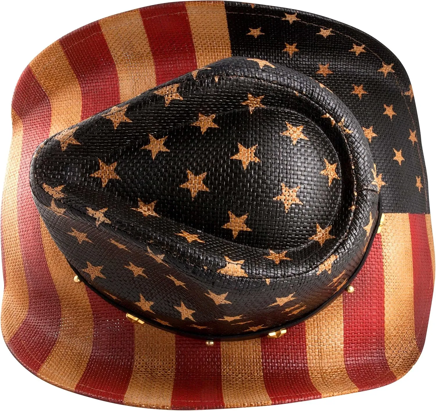 grinderPUNCH Western Outback Cowboy Hat Men's Women's Style Classic Straw Western Cowgirl Hat