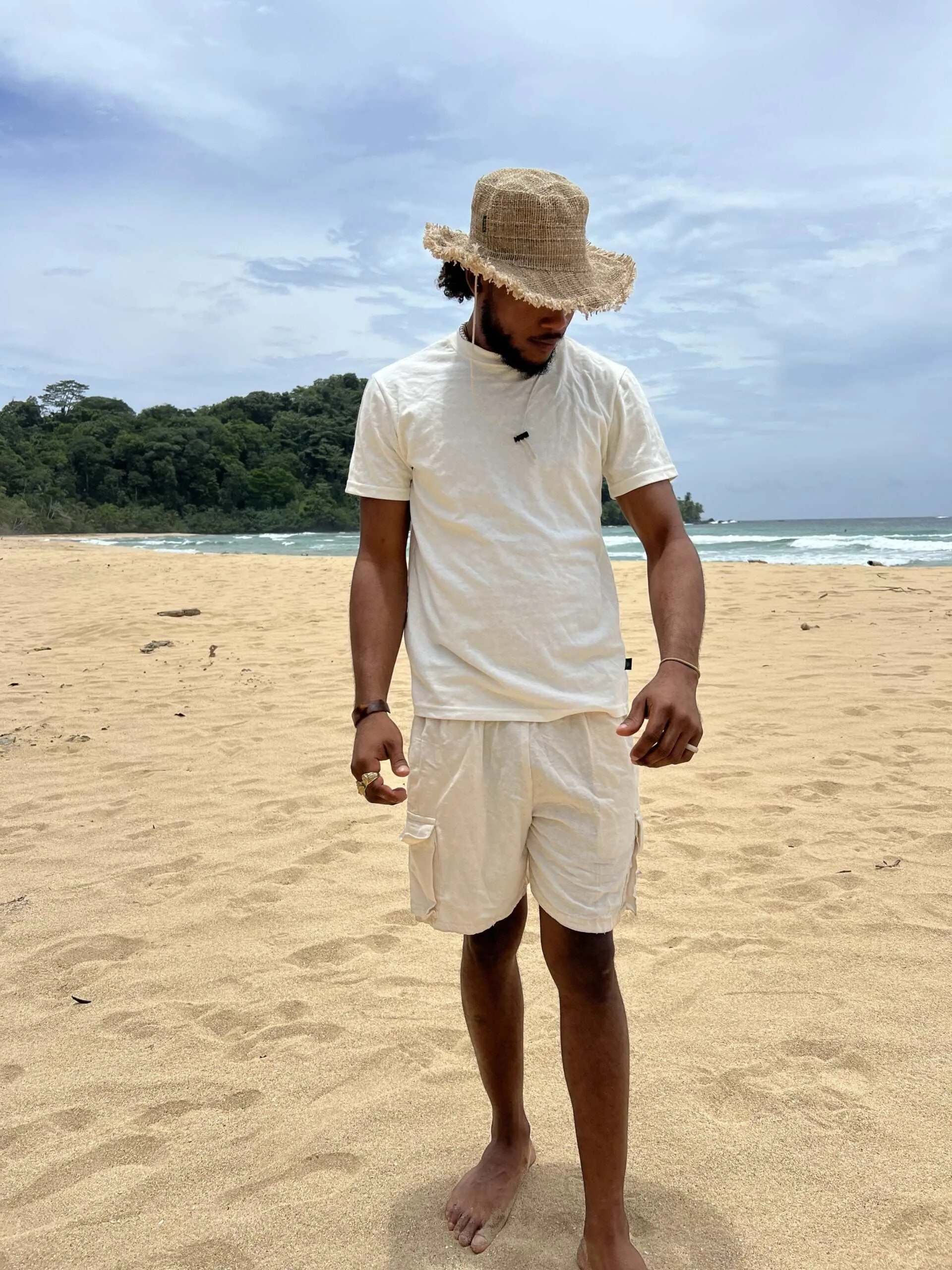 Hemp Safari Hat with Adjustable String