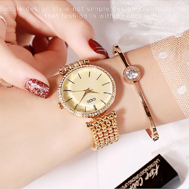 High Grade Diamond Frame Women's Watch