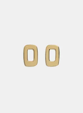 Hollowed Rectangular Earrings