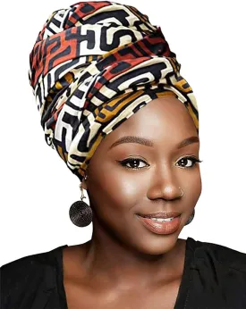 HOMELEX Head Wraps Turbans Stretch Jersey Knit Headwraps Wrap Scarf Turban Tie for Women